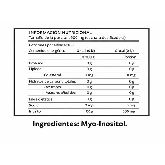 Inositol 90 g | 180 porciones | Nutrilum