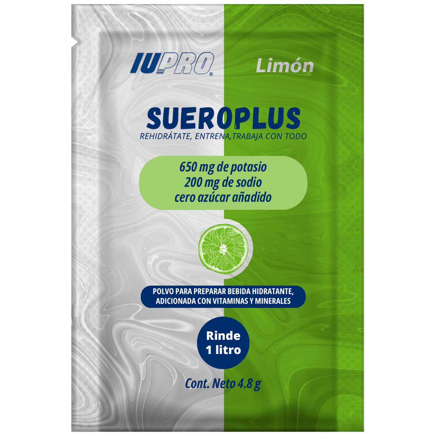 Sueroplus 1 L | Electrolitos sin azúcar | Naranja | Limón | Uva | Fresa